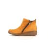 Basket montante jaune en cuir